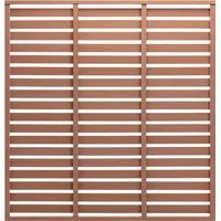 vidaXL WPC Zaunplatte 180 x 180 cm braun