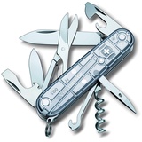 Victorinox Taschenmesser, Climber, Multitool, Swiss Army Knife, 14 Funktionen, Klinge, Korkenzieher, Dosenöffner, Silber
