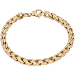 Goldarmband FIRETTI "Schmuck Geschenk Gold 375 Armschmuck Armkette Goldarmband Panzerkette", gold (gelbgoldfarben), Armbänder, Damen, Gelbgold 375