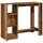 vidaXL Bartisch mit Regal 124 x 46 x 103,5 cm Braun