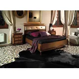 Doppelbett Betten Schlafzimmer Möbel Massivholz Vaccari cav giovanni Bett Neu