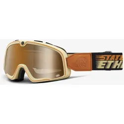 100% Barstow State Of Ethos Motocross Brille, schwarz-braun für Männer