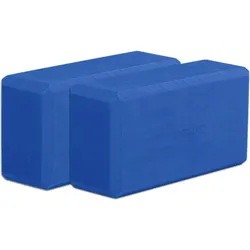 Yogablock Basic Art Set Basic (2 Stück) Yoga Blau Stabil YOGISTAR blau No Size