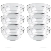 Luminarc Schüssel 14 cm 6-er Set, Empilable, 6-tlg. Schüssel-Set,