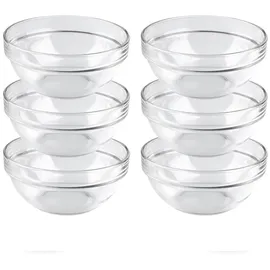 Luminarc Schüssel 14 cm 6-er Set, Empilable, 6-tlg. Schüssel-Set,