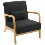 CLP Sessel Hibbing Stoff schwarz