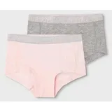 NAME IT Mädchen Unterhose rosa/Graumeliert 122/128 - 122-128