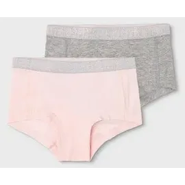 NAME IT Mädchen Unterhose rosa/Graumeliert 122/128 - 122-128