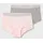NAME IT Mädchen Unterhose rosa/Graumeliert 122/128 - 122-128