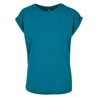 URBAN CLASSICS Damen Ladies Extended Shoulder Tee T-Shirt, watergreen,