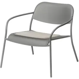 BLOMUS Yua Sitzkissen 46 x 41 cm Grau