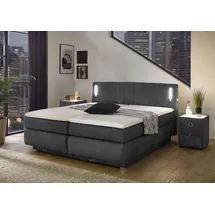 Jockenhöfer Boxspringbett 180x200cm", Dunkelgrau (415/09)