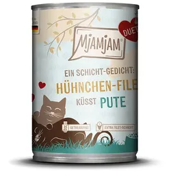 MjAMjAM - Duett 390g MjAMjAM Katze 6x390g DUETT HühnchenFilet mit Pute
