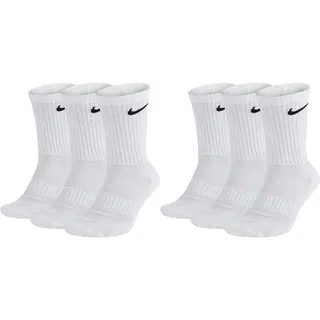 Nike Everyday Cushioned Crew-Trainingssocken White/Black 34-38