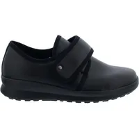 Berkemann Maxine, Halbschuh, schwarz, Stretch, Klettverschluss, Wechselfussbett, Weite H