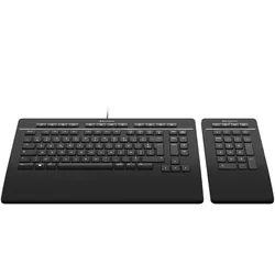 3Dconnexion Keyboard Pro with Numpad - Tastatur und Nummernfeld