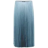 Zero Damen Satin-Rock Midi mit Plisseefalten 34, Citadel - 34