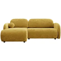 Mirjan24 Ecksofa, Rosa, Textil, 5-Sitzer, L-Form,L-Form, 233x160 cm, Wohnzimmer, Sofas & Couches, Wohnlandschaften, Ecksofas