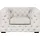 Home Affaire Chesterfield-Sessel Kalina Polyester 110 x 67 x 98 cm Beige mit klassischer Chesterfield-Knopfheftung