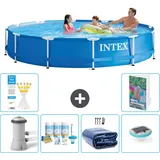 Frame Pool Rund - 366x76 Cm - 7-teilig  S228