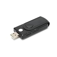 Bewinner USB 2.0-Multi-Kartenleser, SD/TF/SIM-Kartenunterstützung, Tragbarer -CAC-Smartcard-Leser für Alle Kontakt-Smartcards