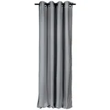 Esprit Vorhang FUN Ösenvorhang (1 St), Öse, Polyester, 140 x 250 cm in Grau grau