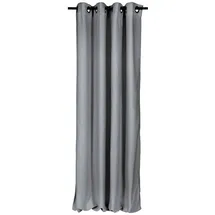 Esprit Vorhang FUN Ösenvorhang (1 St), Öse, Polyester, 140 x 250 cm in Grau grau
