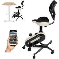Office Bike - Deskbike für Home Office - Kinomap App kompatibel SCHWARZ No Size