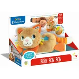 CLEMENTONI Baby Kitty Schlaf- und Kuschelkätzchen - Schnurrendes Plüsch-Kuscheltier zur Beruhigung für Babys ab der Geburt 59402