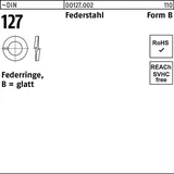 Hörger & Geßler Federring DIN 127 B 22 Federstahl 100 Stück