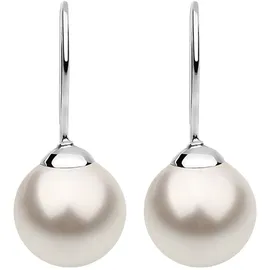 Nenalina Ohrhänger Hänger Basic Synthetische Perle 925 Silber weiß onesize