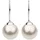 Nenalina Ohrhänger Hänger Basic Synthetische Perle 925 Silber weiß onesize