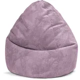 Magma Heimtex Sitzsack BeanBag SHARA XXL - 300 Liter in Cord-Optik Lila