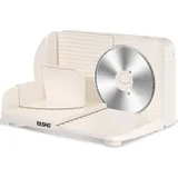 YASHE Elektrischer Faltbarer Allesschneider, 180W Brotschneidemaschine Mit 17 Cm Wellenschliffklinge, Einstellbare Schnittstärke 0–15 Mm, Für Fleisch, Käse, Brot, Gemüse