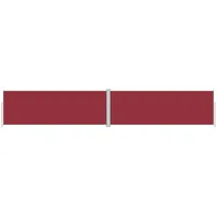 VidaXL Seitenmarkise Ausziehbar Rot 180x1000 cm