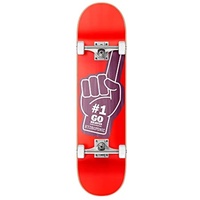 Hydroponic Centrano Unisex – Erwachsene Hydroponic Skateboard Komplettboard, Red, 7.25"