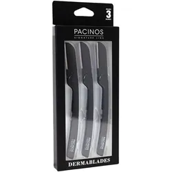 Pacinos Siganture Line Derma Blades Rasierer für das Gesicht 3 St.