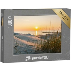 puzzleYOU Puzzle Puzzle 1000 Teile XXL „Sonnenuntergang am Ostseestrand“, 1000 Puzzleteile, puzzleYOU-Kollektionen Sonne, Ostsee, Sonnenuntergang