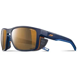 Julbo Shield Reactiv High Mountain 2-4 Sportbrille (Größe One Size, blau)