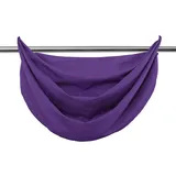 Segeltuch Querbehang Microsatin Ösen, die ideale Ergänzung zu unseren Gardinen HxB 60x80 cm Lila, 20405V