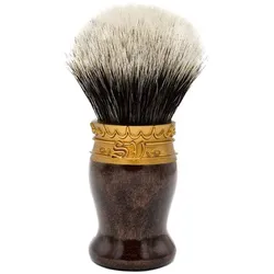 Saponificio Varesino Shaving Brush - Pewter / Imbuia handle