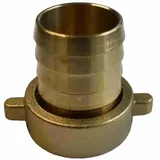 KLASEBO Schlauchverschraubung Messing, 1 1/2" Ig, 40mm, Schlauchanschluss