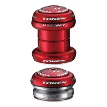 Token "TOKEN Token TK060 red hEGGset AHead Steuersatz 2in1 1 1/8\" (34/41mm), rot (1 Set)"