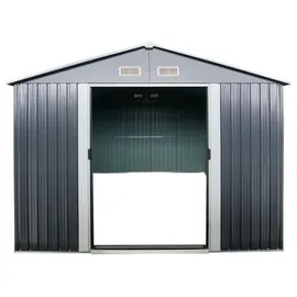 ALEOS. Gartenhaus 3,6 x 3 m Grau