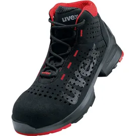 Uvex 1 Stiefel S1 schwarz, rot Weite 10 Gr. 43 - Schwarz