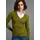 LAURA SCOTT V-Ausschnitt-Pullover grün 40