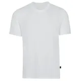Trigema Jungen T-Shirt aus Single-Jersey 336202, Weiß, 140