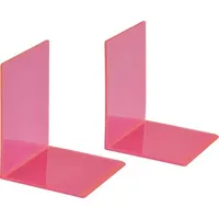 Maul Buchstütze Acryl 100x130 mm Neonpink 2 St.