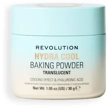 Revolution Beauty Revolution, Hydra Cool Kühlendes Loses Baking-Puder, Fixierpuder mit Hyaluronsäure für Frische Haut, Vegan & Tierversuchsfrei, 30 g
