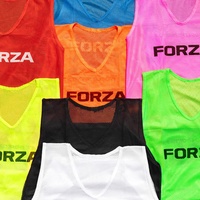 FORZA Training Leibchen (10er-Set) – Multifarbige Trainingswesten Größen | Fussball Leibchen Kinder & Leibchen Erwachsene | Fussballtraining Zubehör (Rosa, Kinder)